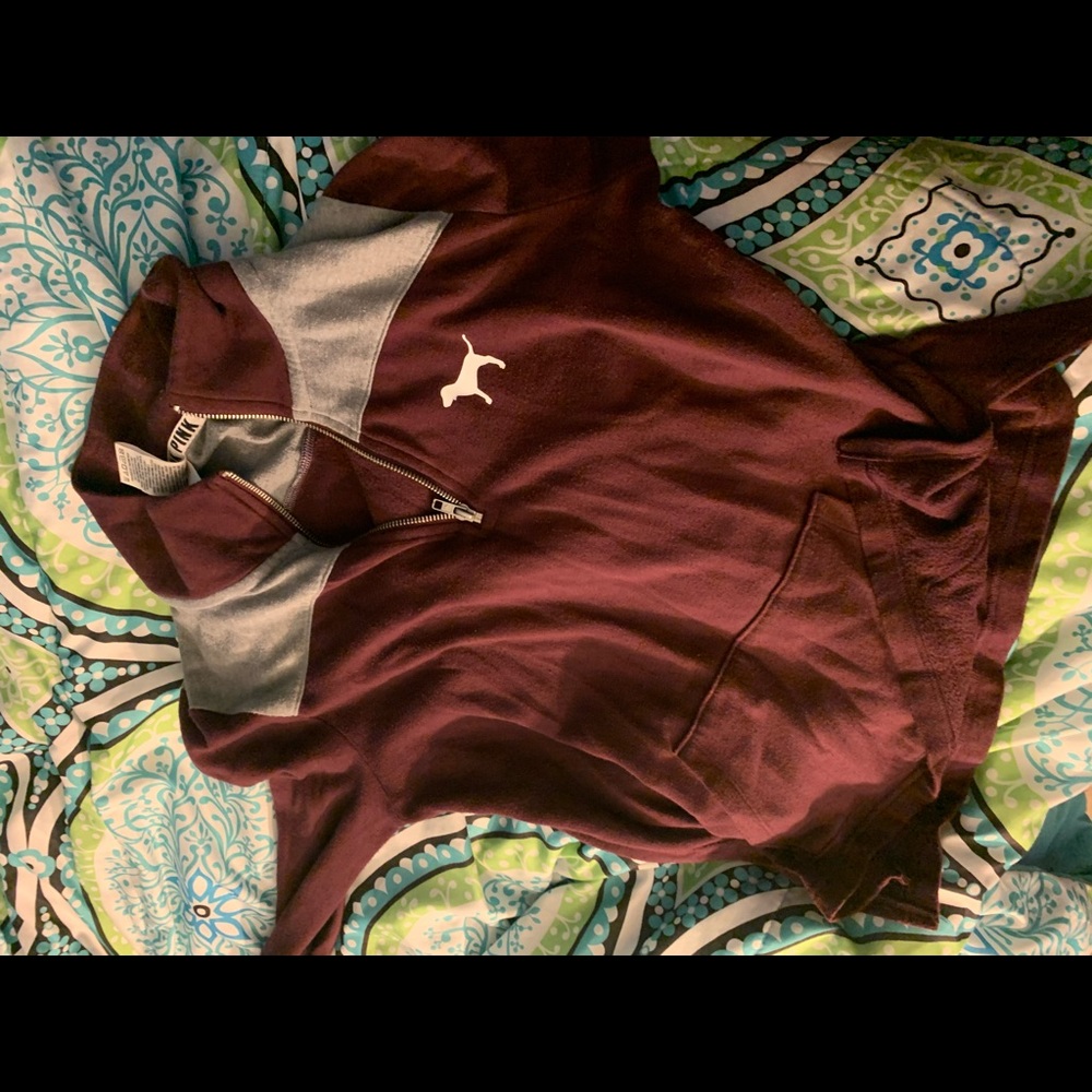 Victoria Secret Burgundy hoodie
